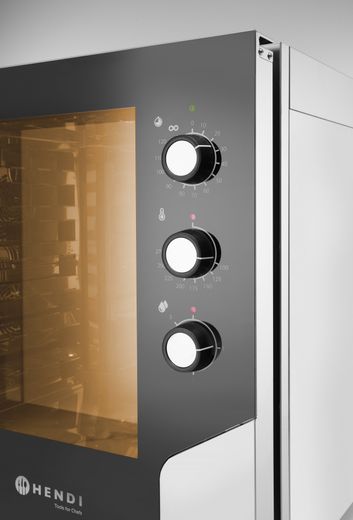 Convection steam oven 6x GN 1/1, electric, electromechanical control, HENDI, 400V/10400W, 730x784x(H)850mm 1