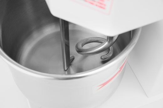 Mixér spirálový na těsto z 1 rychlostí a pevnou mísou, HENDI, 230V/1500W, 840x420x(H)720mm 1