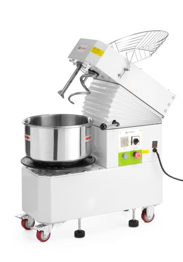 Miesiarka spiralna do ciasta z 2 prędkościami i unoszoną głowicą, HENDI, 400V/1500W, 750x400x(H)730mm 1