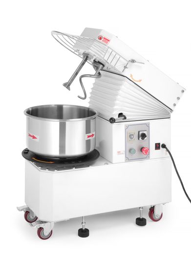 Miesiarka spiralna do ciasta z 2 prędkościami i unoszoną głowicą, HENDI, 400V/1500W, 790x430x(H)830mm 1
