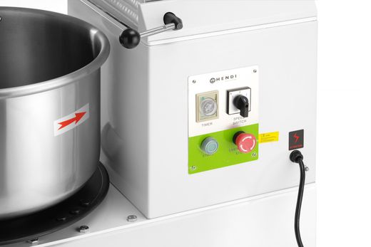 Spiralinė tešlamaišė su 2 greičiais ir kėlimo galvute, HENDI, 400V/2200W, 860x480x(H)930mm 1