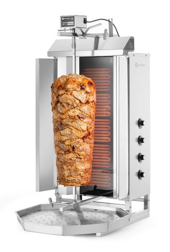 Elektrický gril na kebab, HENDI, Profi Line, 400V/7200W, 7,2kW, 550x700x(H)1120mm 1