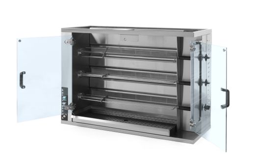 Gas spit roaster for 12-15 chickens, HENDI, 1150x472x(H)795mm 1