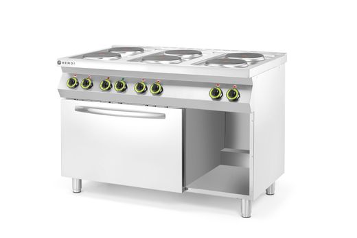 Cooker, electric with convection oven GN 1/1, HENDI, Kitchen Line, 400V/18600W, 1200x700x(H)900mm 1