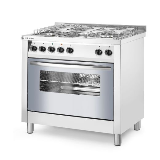 5-burner gas cooker, HENDI, Smart, 230V/3000W, 17000kW, 900x600x(H)900mm 1