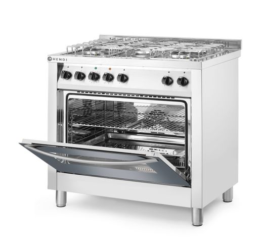 5-burner gas cooker, HENDI, Smart, 230V/3000W, 17000kW, 900x600x(H)900mm 1