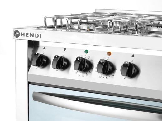 5-burner gas cooker, HENDI, Smart, 230V/3000W, 17000kW, 900x600x(H)900mm 1