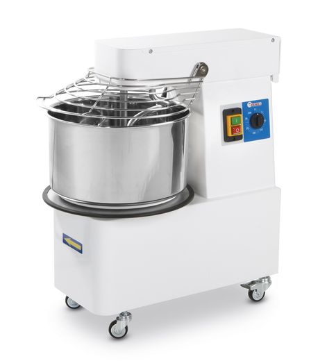 Spiral mixer with fixed head and bowl - 48 L, Prismafood, 128 kg/h, 48L, 400V/1500W, 480x805x(H)850mm 1