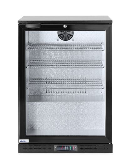 Back bar refrigerator single-door, Arktic, 105L, Black, 220-240V/120W, 600x530x(H)865mm 1