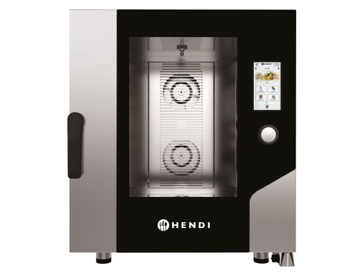 Forno a vapore a convezione – Touch 7 x GN 1/1, elettrico, con vapore diretto e touch screen controllato, HENDI, 730x784x(H)850mm 1