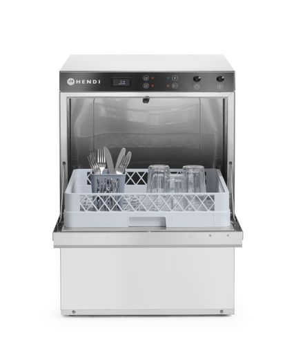 Dishwasher 50x50, HENDI, with detergent dispenser and drain pump, 230V/3600W, 600x570x(H)830mm 1