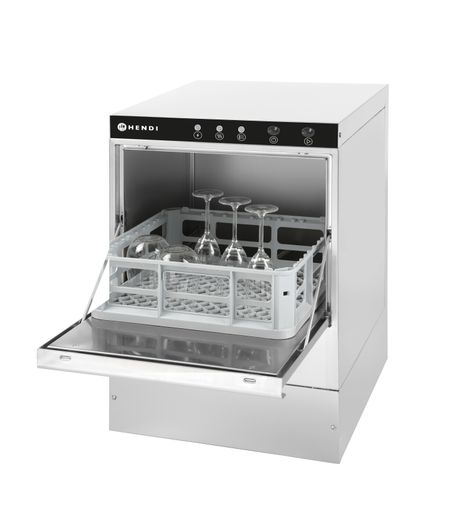 Glasswasher 40x40, electromechanical control, HENDI, 230V/2800W, 470x510x(H)710mm 1