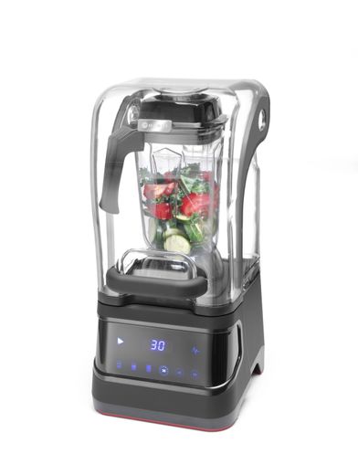 Digital bar blender with sound enclosure , HENDI, 2,5L, Black, 220-240V/1680W, 250x300x(H)546mm 1