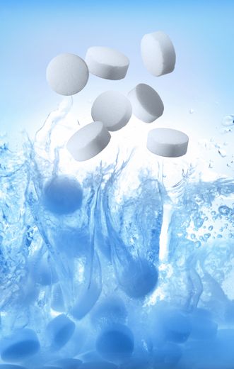 Salt tablets for water softening, HENDI, 25 kg 1