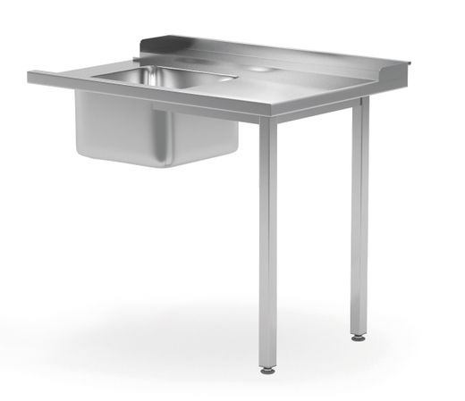 Loading table with sink for dishwasher, HENDI, right side, 1200x700x(H)850mm 1