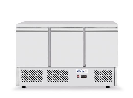 Refrigerated counter, 3 doors, Arktic, Without backsplash, 254L, 230V/220W, 700x1365x(H)890mm 1