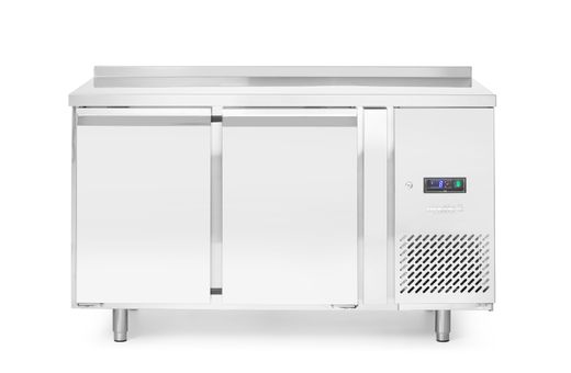 Freezer counter, 2 doors, Arktic, Profi Line, With backsplash, GN 1/1, 280L, 230V/600W, 1360x700x(H)910mm 1