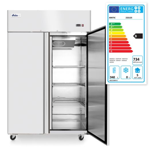 Refrigerator two doors Profi Line 1240 L, Arktic, Profi Line, GN 2/1, 940L, 230V/350W, 1314x800x(H)2082mm 1