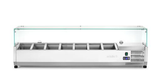 Refrigerated countertop server GN 1/4, Arktic, 7x GN 1/4, 230V/180W, 1505x335x(H)460mm 1