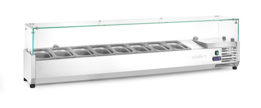 Refrigerated countertop server GN 1/4, Arktic, 8x GN 1/4, 230V/180W, 1805x335x(H)460mm 1