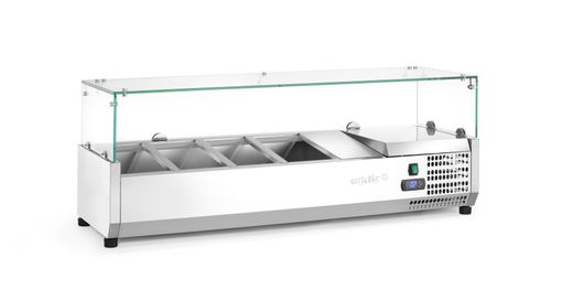 Nadstawa chłodnicza GN 1/3, Arktic, 4x GN 1/3, 230V/180W, 1208x400x(H)456mm 1