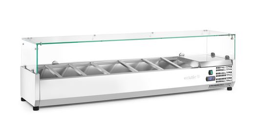 Nadstawa chłodnicza GN 1/3, Arktic, 7x GN 1/3, 230V/180W, 1605x420x(H)460mm 1