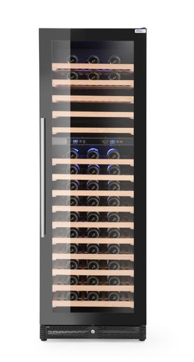 Wine cooler, 2-zone, 155 l, Arktic, 220-240V/120W, 595x720x(H)1820mm 1