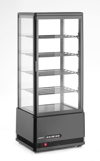 Šaldymo vitrina, 98 l, Arktic, Juodas, 230V/210W, 444x397x(H)1100mm 1