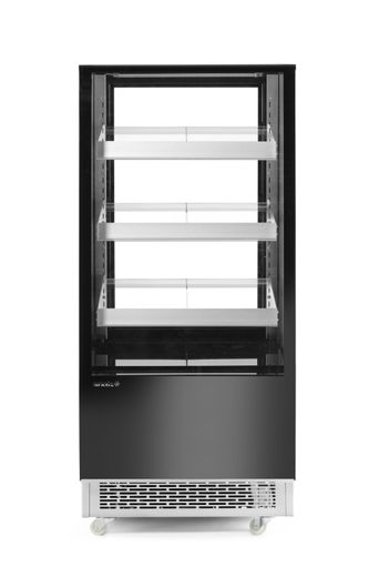 Refrigerated display cabinets with 3 slanted shelves, Arktic, 300L, 230V/480W, 650x833x(H)1460mm 1