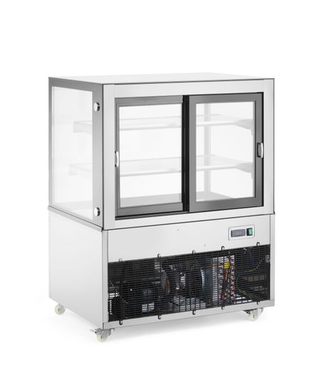 Refrigerated display cabinets with 2 shelves, Arktic, 300L, 230V/480W, 994x677x(H)1230mm 1