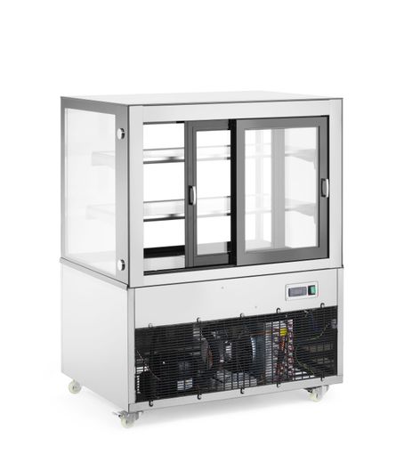 Refrigerated display cabinets with 2 shelves, Arktic, 300L, 230V/480W, 994x677x(H)1230mm 1