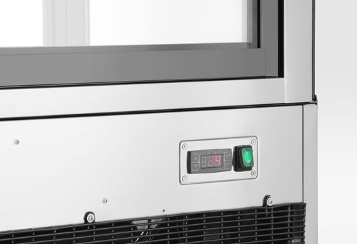 Refrigerated display cabinets with 2 shelves, Arktic, 510L, 230V/490W, 1524x677x(H)1230mm 1