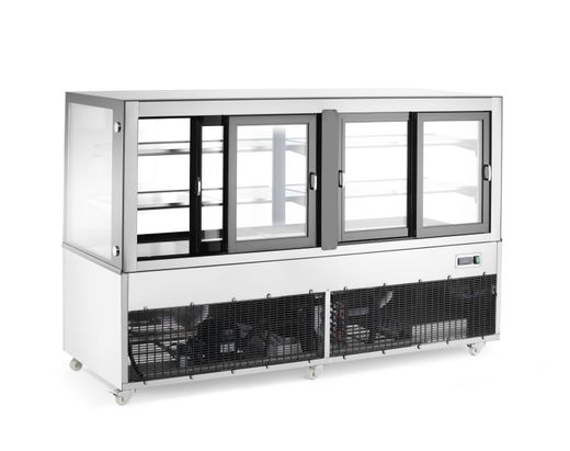 Šaldymo vitrina su dviem lentynomis, Arktic, 610L, 230V/500W, 1824x677x(H)1230mm 1