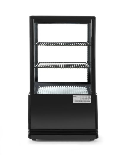 Šaldytuve įrengta demonstracinė spinta, 58 l, Arktic, juoda, 230V/170W, 452x406x(H)830mm 1