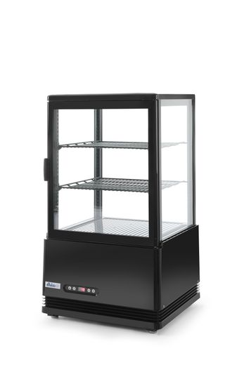 Šaldytuve įrengta demonstracinė spinta, 58 l, Arktic, juoda, 230V/170W, 452x406x(H)830mm 1