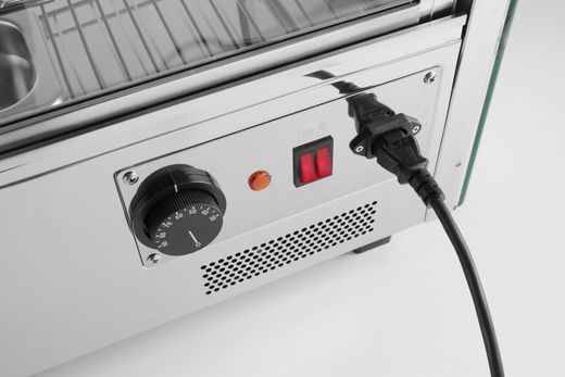 Heated countertop display, HENDI, 120 Liter, 230V/1100W, 685x575x(H)680mm 1
