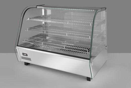 Heated countertop display, HENDI, 160 Liter, 230V/1500W, 885x570x(H)680mm 1