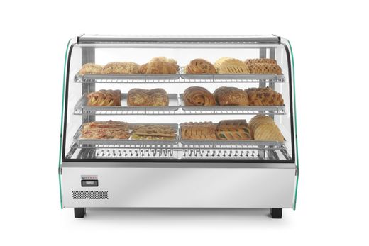Heated countertop display, HENDI, 160 Liter, 230V/1500W, 885x570x(H)680mm 1