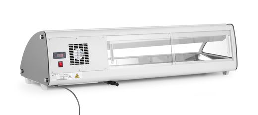 Sushi display 5x GN 1/3, Arktic, 230V/160W, 1307x445x(H)327mm 1