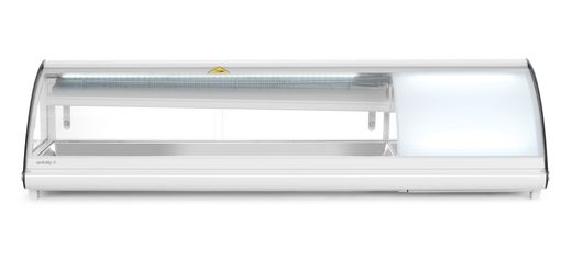 Sushi display 5x GN 1/3, Arktic, 230V/160W, 1307x445x(H)327mm 1
