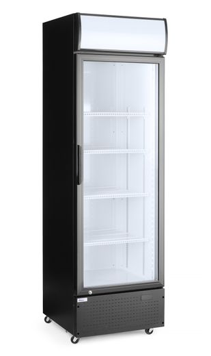 Frigorifero per bar posteriore con pannello retroilluminato, porta singola, Arktic, 254L, Nero, 230V/250W, 578x605x(H)1980mm 1