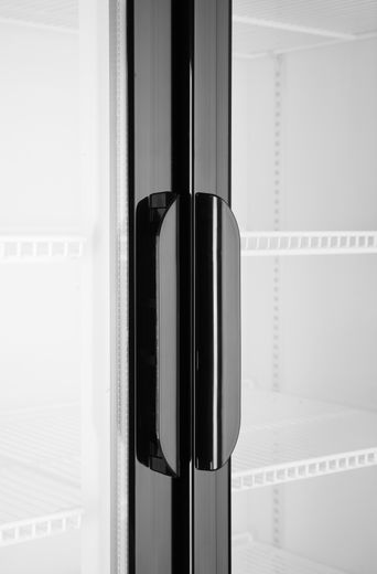 Frigorifero per bar posteriore con pannello retroilluminato, doppia porta, Arktic, 512L, Nero, 230V/510W, 1120x585x(H)1900mm 1