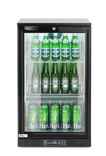 Frigorifero per bar posteriore a porta singola, Arktic, 86L, Nero, 230V/120W, 500x530x(H)865mm 1