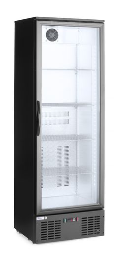Back bar refrigerator single-door, Arktic, 300L, Black, 220-240V/195W, 600x528x(H)1820mm 1