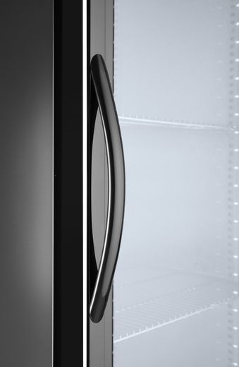 Back bar refrigerator single-door, Arktic, 300L, Black, 220-240V/195W, 600x528x(H)1820mm 1