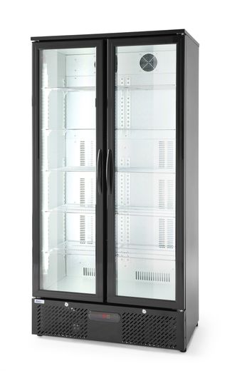 Back bar refrigerator double-door, Arktic, 477L, Black, 220-240V/365W, 900x530x(H)1820mm 1