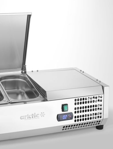 Refrigerated countertop server GN 1/3, Arktic, 4x GN1/3, 230V/180W, 1205x420x(H)630mm 1
