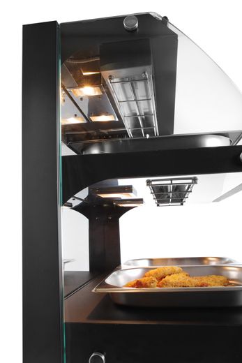 Quartz heated countertop display, HENDI, 230V/560W, 650x485x(H)630mm 1