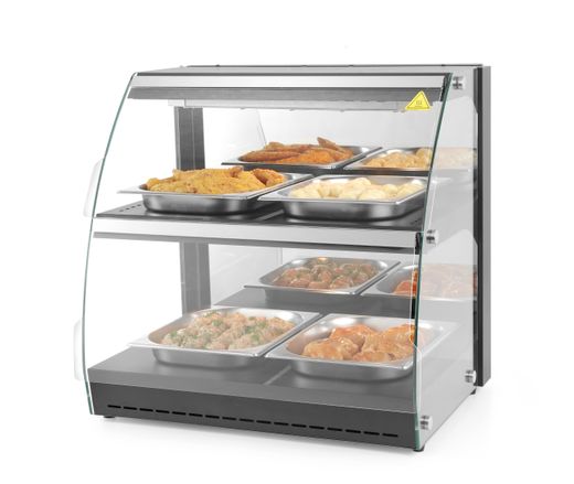 Quartz heated countertop display, HENDI, 230V/560W, 650x485x(H)630mm 1