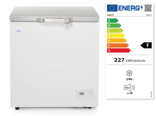 Chest freezer, Arktic, 140L, 230V/110W, 754x564x(H)845mm 1